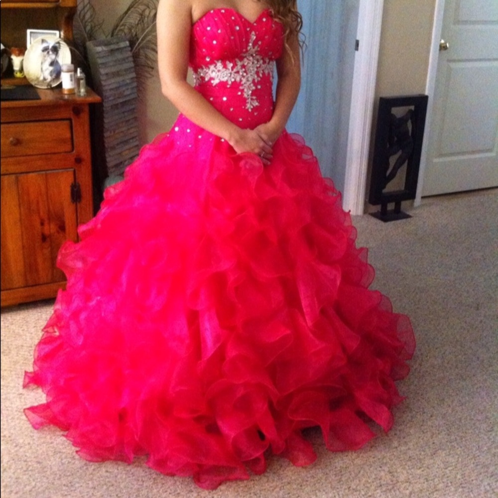 Prom dress size 3 with corset back